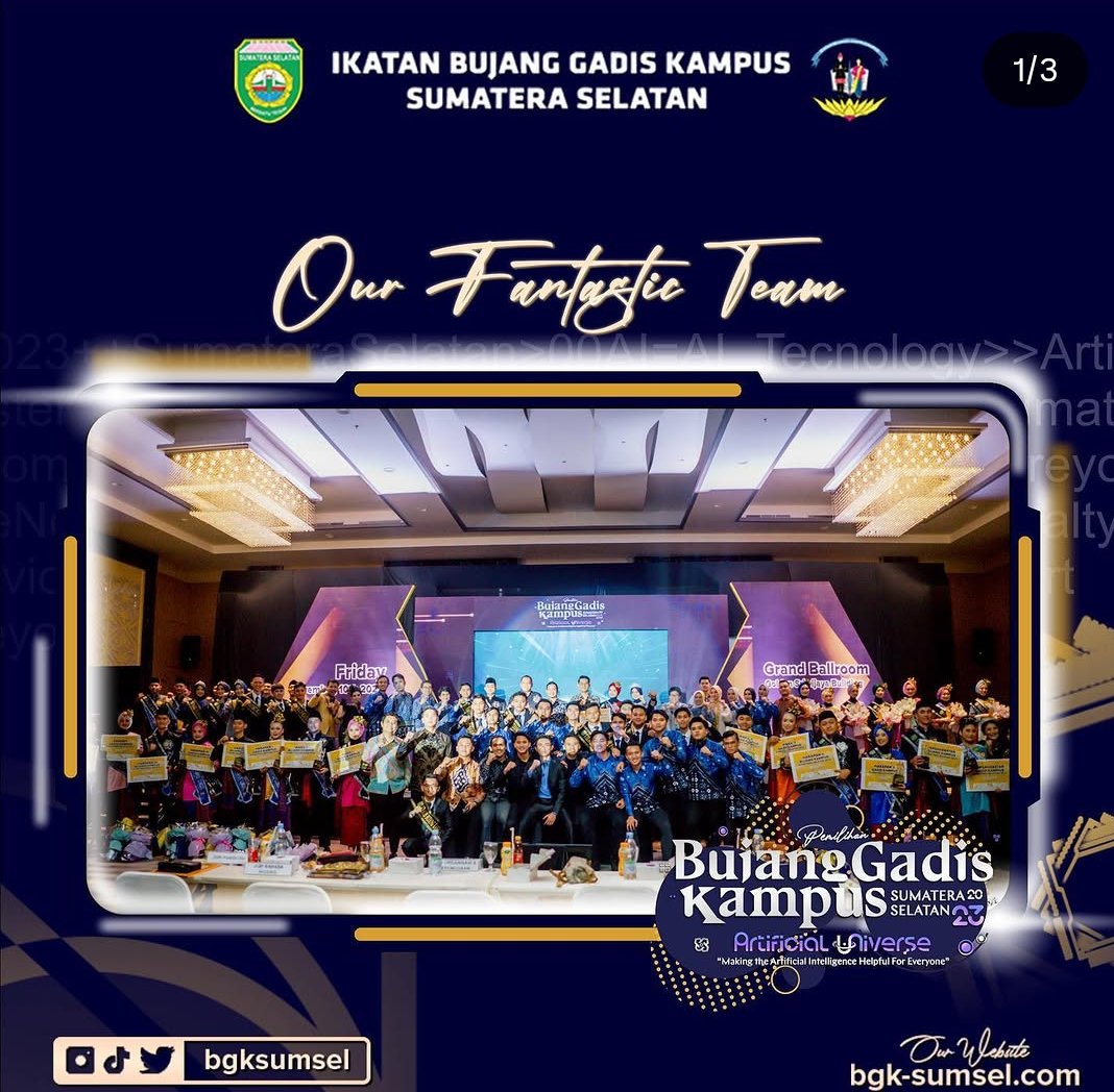 Pemilihan Bujang Gadis Kampus Sumatera Selatan 2023