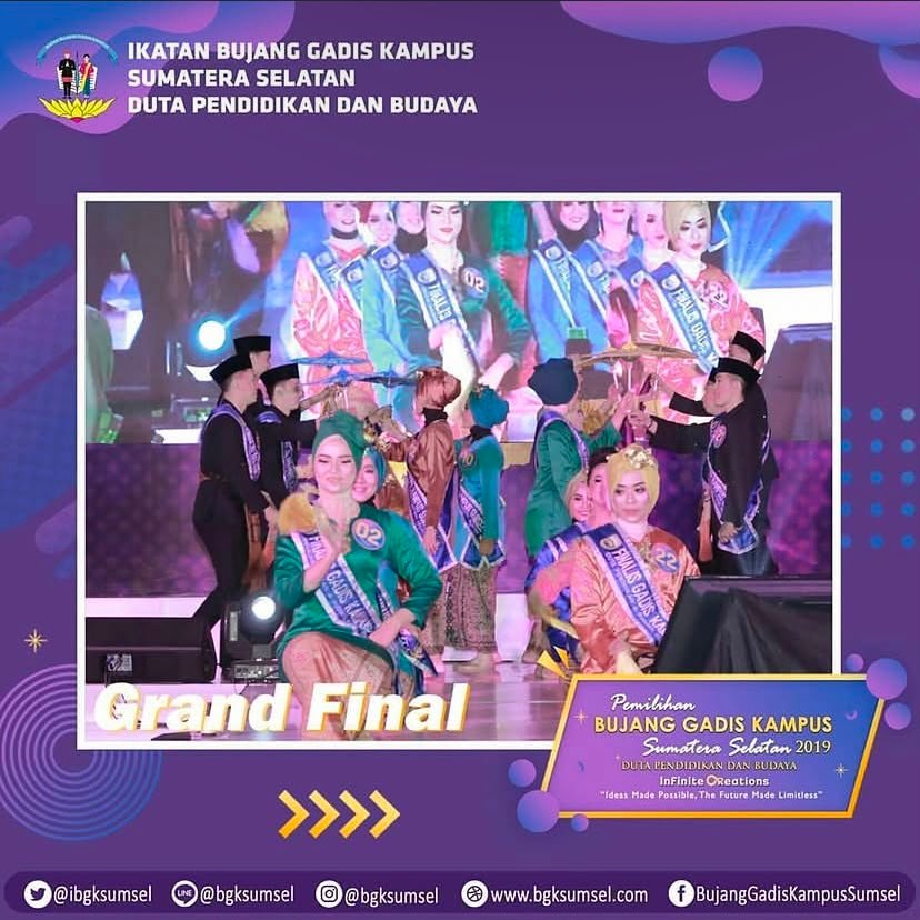 Grand Final Bujang Gadis Kampus Sumatera Selatan 2019