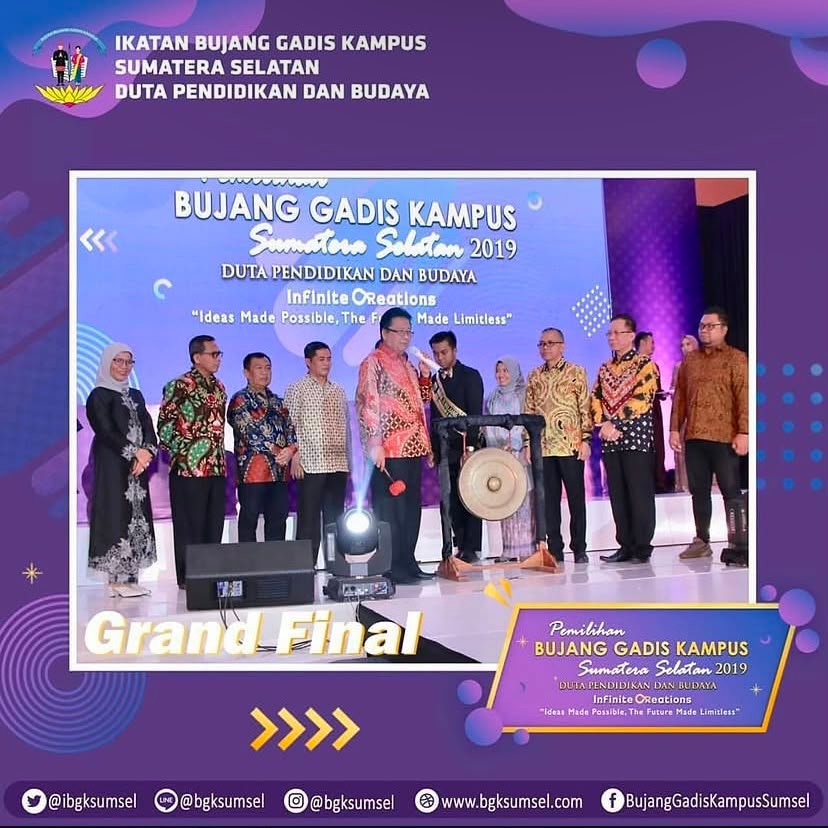 Grand Final Bujang Gadis Kampus Sumatera Selatan 2019