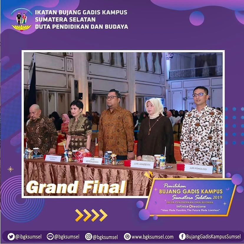 Grand Final Bujang Gadis Kampus Sumatera Selatan 2019