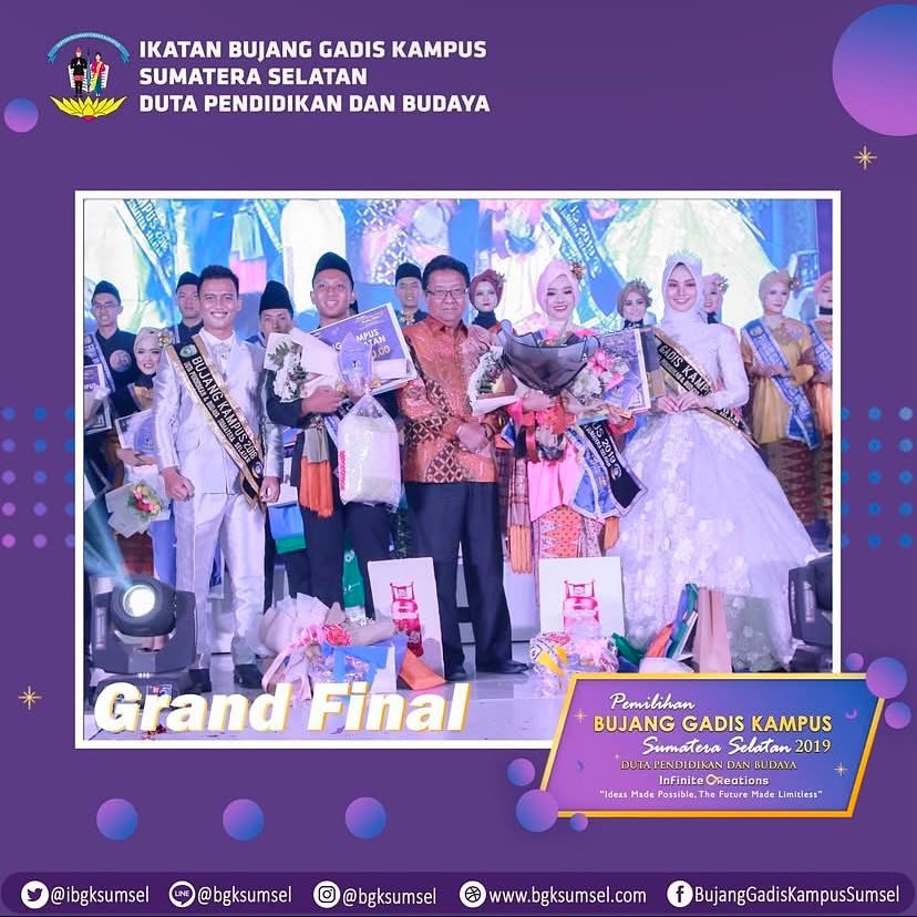Grand Final Bujang Gadis Kampus Sumatera Selatan 2019