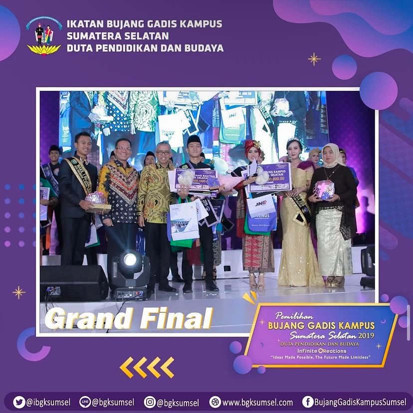 Grand Final Bujang Gadis Kampus Sumatera Selatan 2019